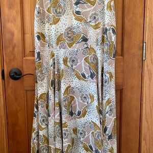 Free People Boho maxi party skirt.  Size 6.
